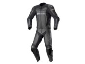 Alpinestars GP Force Chaser Lederkombi 2 teiler, schwarz-schwarz