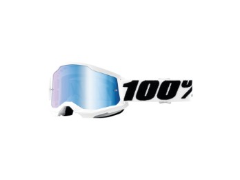 100% Strata 2 Everest - Mirror Blue Motocross Brille