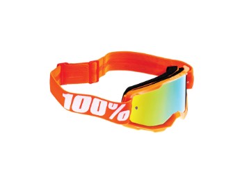 Strata 2 Junior Orange - Mirror Gold Goggles