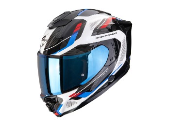 Scorpion Exo-1500 Air Sleek Motorradhelm, weiss-rot-blau