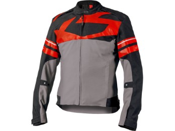 IXS Rapid STX 2.2 Motorradjacke, grau-schwarz-rot