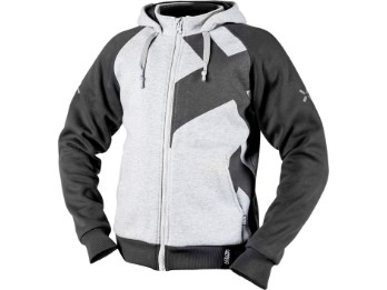 IXS Rapid 1.0 Motorrad Hoodie – grau, dunkelgrau