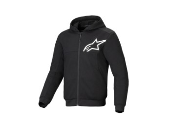 Alpinestars Chrome V2 Sport Motorrad Hoodie, schwarz-weiss