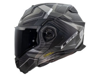 LS2 FF901 Advant X Horizon Carbon Klapphelm, grau