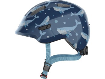 Abus Smiley 3.0 Fahrrad-Kinderhelm, blue whale