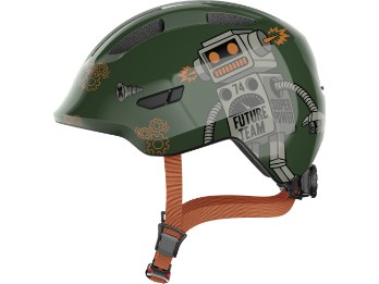 Abus Smiley 3.0 Fahrrad-Kinderhelm, green robo
