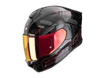 Scorpion Exo-530 Air Fond Motorradhelm schwarz-rot