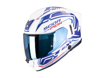 Scorpion Exo-530 Air Slope Motorradhelm, Weiss-Blau-Rot