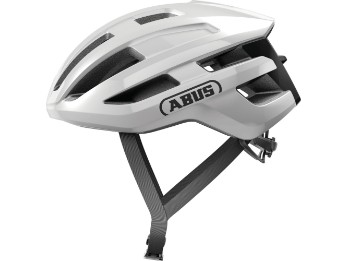Abus PowerDome Fahrrad Helm, shiny white