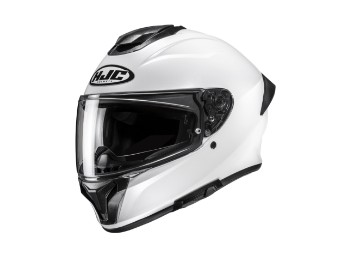 HJC C71 Solid Motorradhelm, weiss
