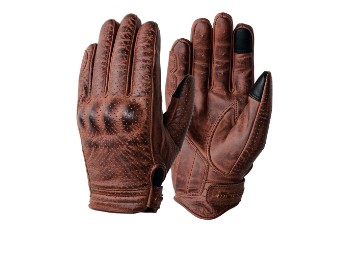 Modeka Hot Classic II Motorradhandschuh, braun