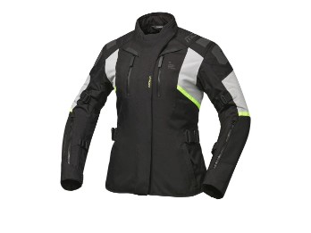 Modeka Striker III Damen Motorradjacke schwarz-hellgrau