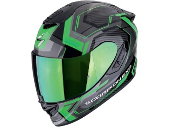 Scorpion EXO 1400 Evo II Air Linart Motorradhelm, schwarz-grün
