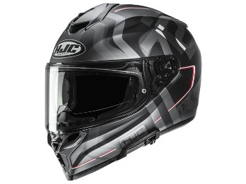 HJC I72 Tala MC5SF, Motorradhelm, mattschwarz-grau