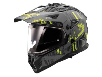 LS2 MX702 Pioneer II Crazy Adventure Motorrdhelm
