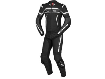 IXS RS-700 Lederkombi 2 teiler, schwarz-weiss-grau