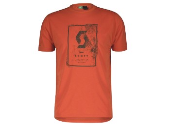 Scott Defined DRI Shoert-Sleeve Men´s Shirt, braze orange