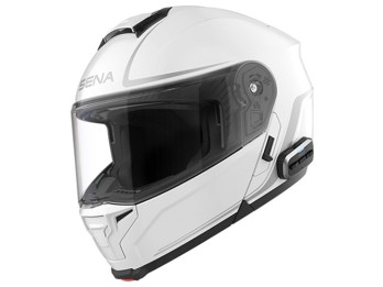 Sena Outrush 2 Klapphelm Weiß | Mesh & Bluetooth