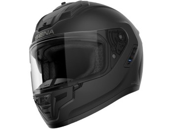 Sena Phantom Cam Helm Mattschwarz | mit 4K-Kamera