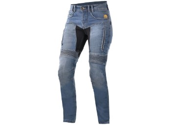 Parado Ladies Bikers Jeans, Slim Fit, blue, length 32