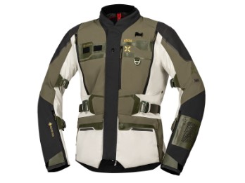 IXS Venture-GTX 1.0 Herren Motorradjacke, olive-grau