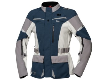 IXS Venture-STX 1.0 Damen Motorradjacke, hellgrau-blau