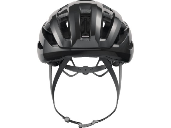 abus powerdome shiny black front