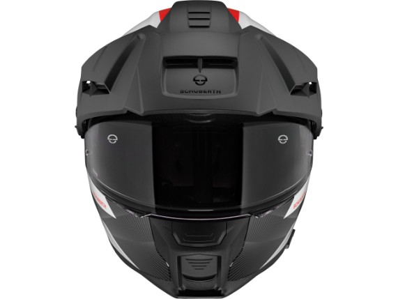 Schuberth E2 Defender White Flip Up helmet