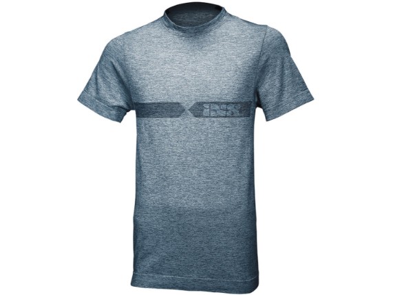 IXS shirt melange blau