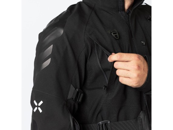IXS Venture-STX 1.0 Laminatjacke schwarz Belüftung vorne