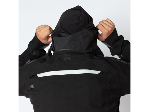 IXS Venture-STX 1.0 Laminatjacke schwarz Kaputze