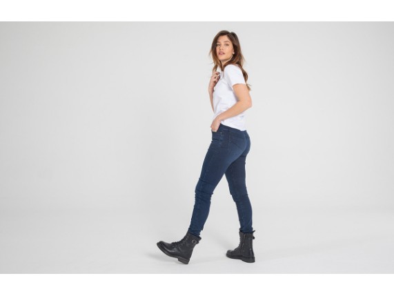 John Doe Damen Motorrad Jeans Indigo Model 3