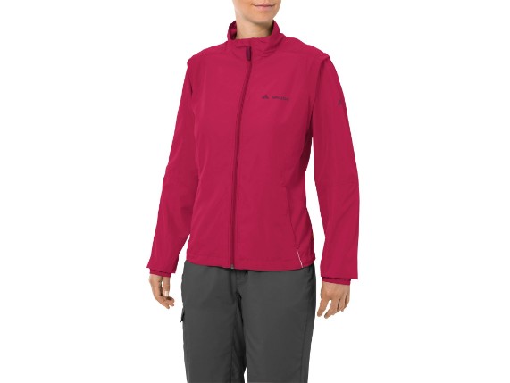 Radjacke Vaude Womens Dundee Classic ZO crimson red 2