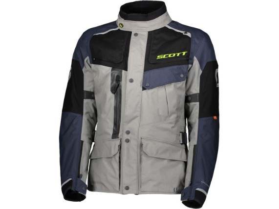 scott voyager dryo jacke grey-blue