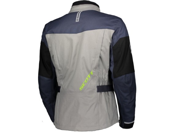 scott voyager dryo jacke grey-blue back