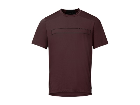 Vaude Qimsa Logo Herren Fahrrad Shirt, dark oak