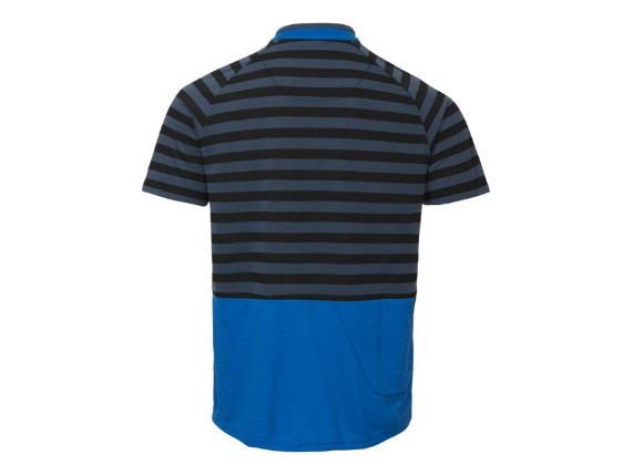 Vaude Camiseta De Manga Corta Hombre - Tamaro Half Zip IV - Dark Sea