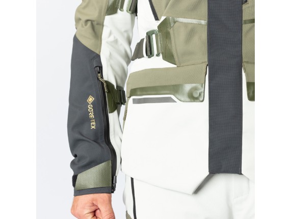 Venture-GTX 1.0 Laminatjacke olive-grau Gürtel