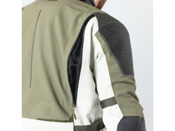 Venture-GTX 1.0 Laminatjacke olive-grau Lüftung Hinten