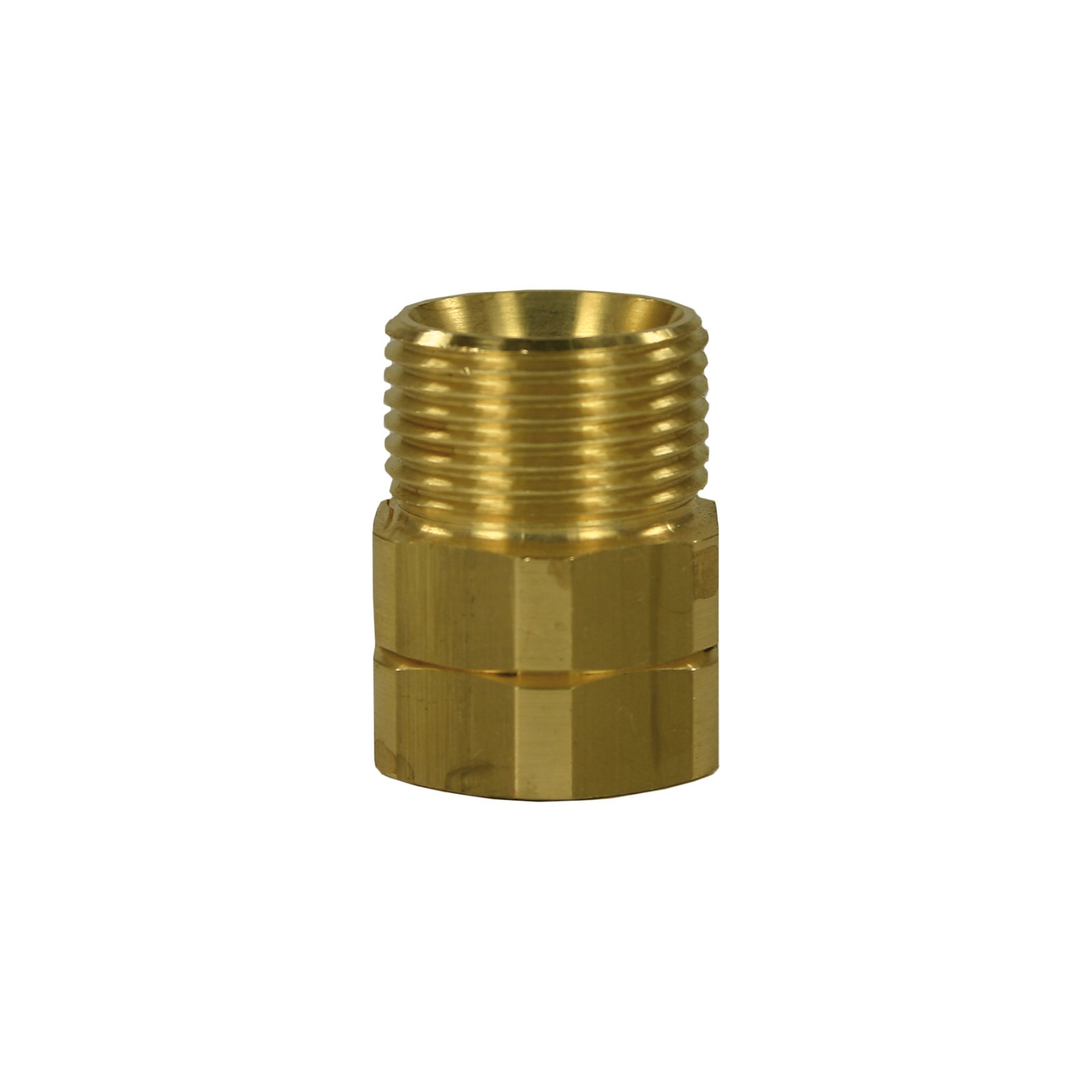 Doppelnippel M22x1,5 Außengewinde Anschluss Messing Schlauchkupplung Adapter für Hochdruckreiniger Reiniger für AG Kranzle Hochdruckreiniger Schlauchanschluss (ohne Kunststoffhülse
