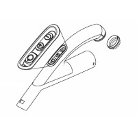 Handrohr gebogen Fernbedienung