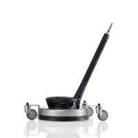 Round Cleaner UFO lang Edelstahl mit Stecknippel