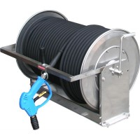 Schlauchhaspel Edelstahl 100 Meter