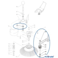 Reparatursatz Seitenbesenantrieb kpl. für Kehrmaschine 2 + 2