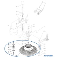 Reparatursatz Seitenbesen kpl. für Kehrmaschine 2 + 2