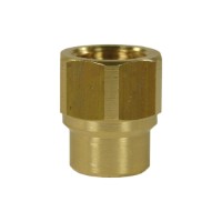 Muffe reduziert 1/4"IG : 1/8"IG Messing 400 bar