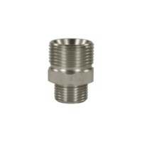 Gegennippel M22 AG : AG - Edelstahl - 500 bar