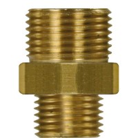 Doppelnippel reduziert  - Außengewinde - Messing 