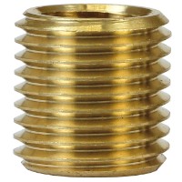 Reduzierung 1/8"IG : 1/4"AG Messing ohne 6-Kant