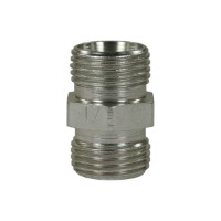 Doppelnippel / Verbinder - AG - Stahl verzinkt